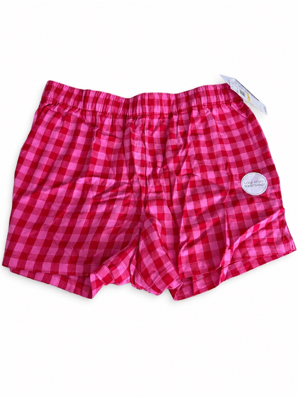Gingham Elastic-Waist Shorts 🆕🆕 size medium